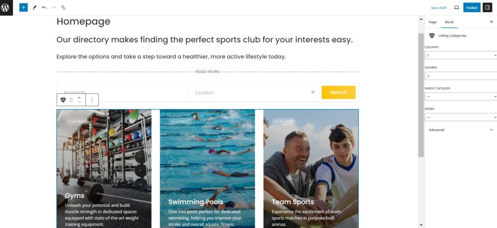 Adding a homepage website.