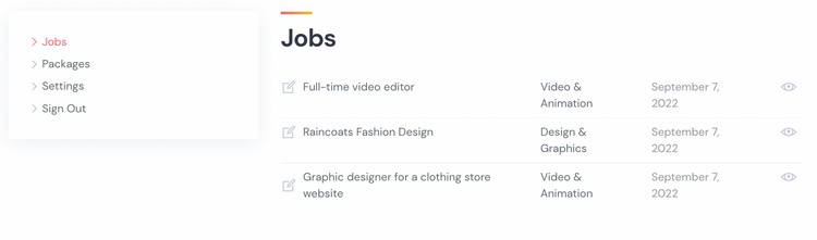 Company's dashboard.