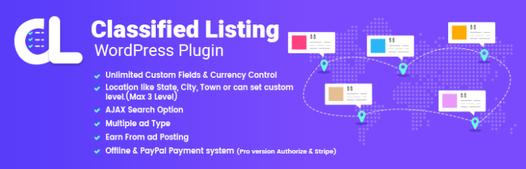 Classified Listing WordPress plugin.
