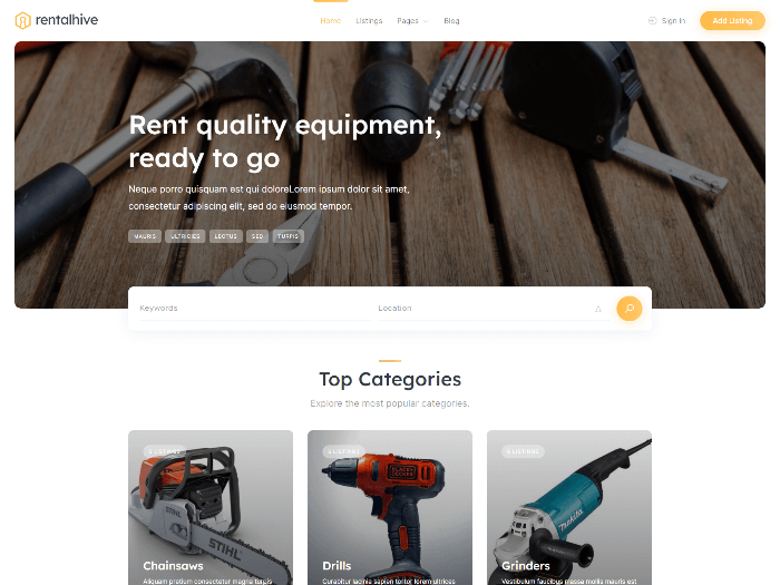 RentalHive screenshot